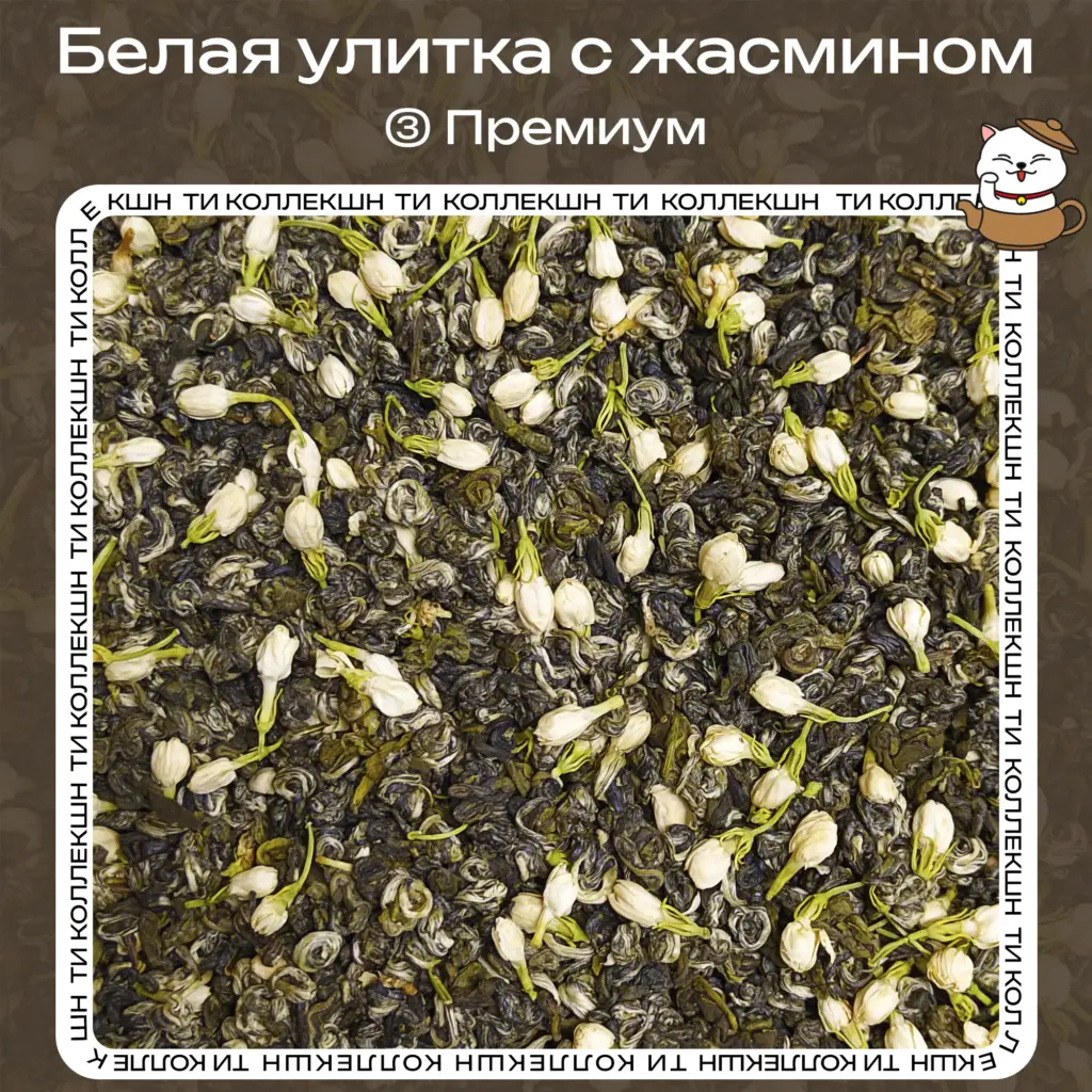 купить чай белая улитка с жасмином опт